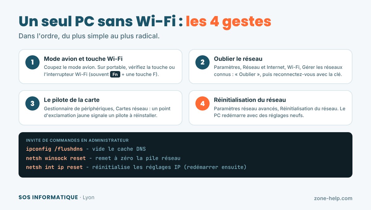Les quatre gestes, du plus simple au plus radical