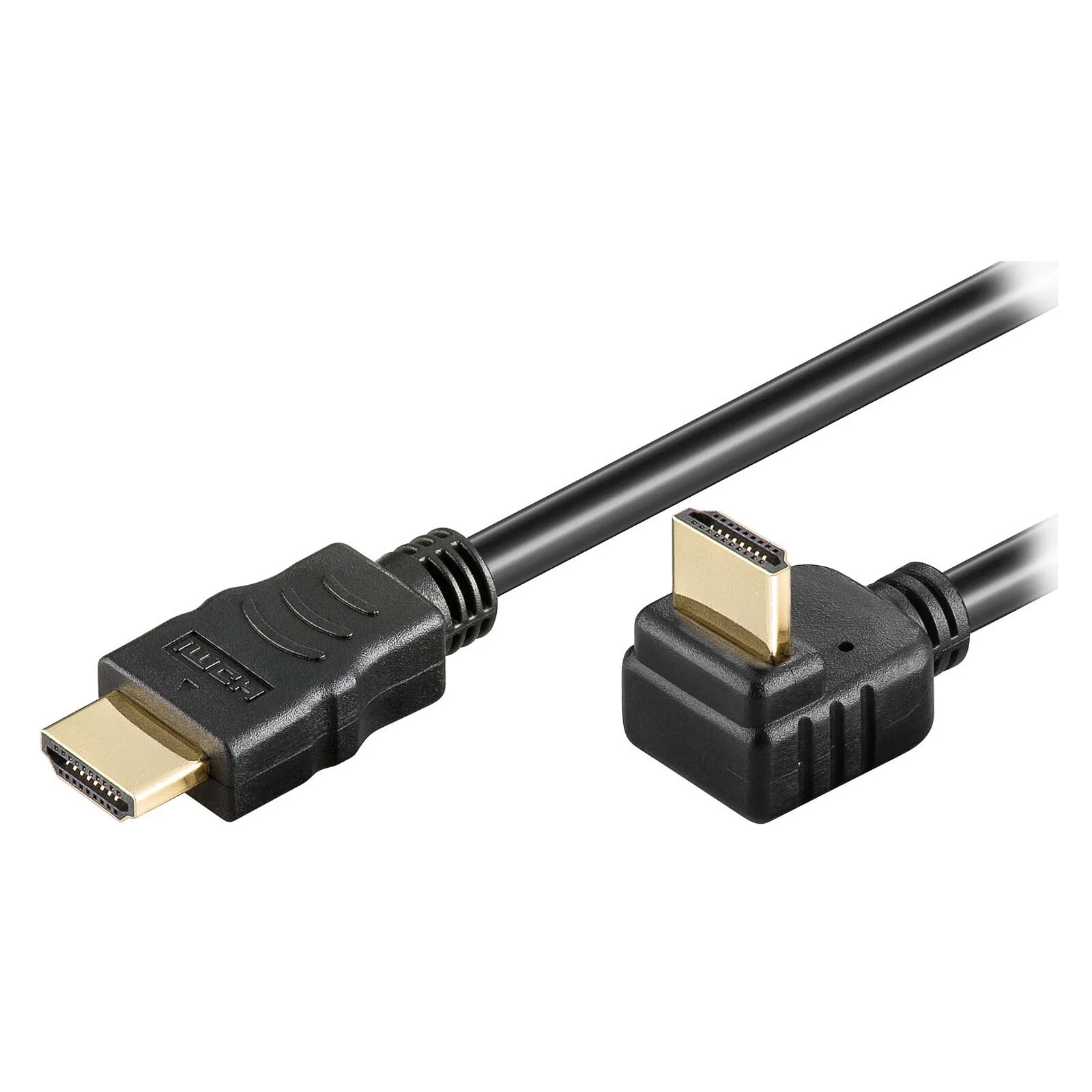 Goobay Câble HDMI Haute Vitesse 270° (0.5m)