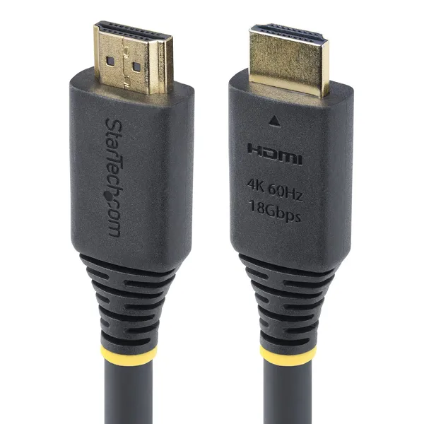 StarTech.com Câble HDMI 2.0 Certifié Premium haut débit 18Gbps 4K 60Hz de 1 m