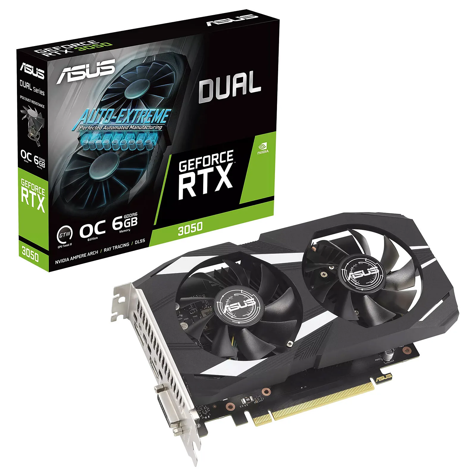 ASUS DUAL GeForce RTX 3050 OC O6G 