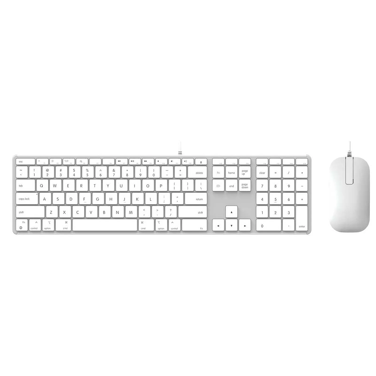 Zagg Keyboard & Mouse Combo Argent