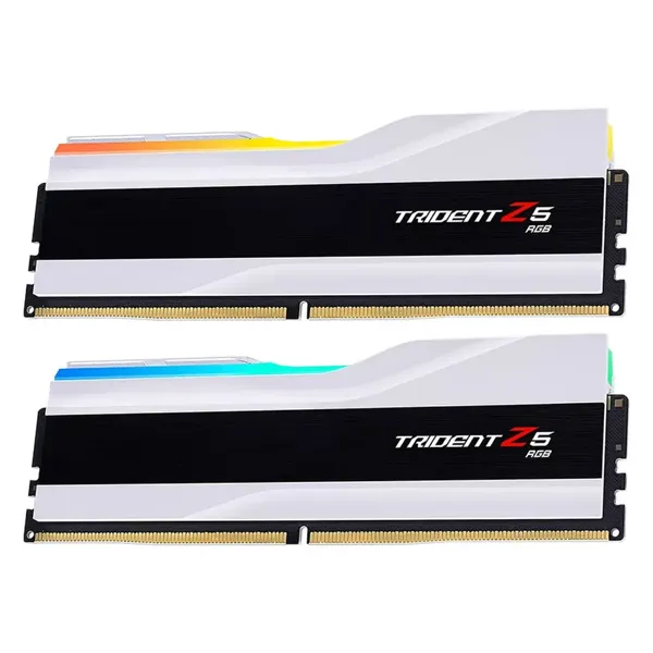 G.Skill Trident Z5 RGB 32 Go (2 x 16 Go) DDR5 6000 MHz CL36 - Blanc