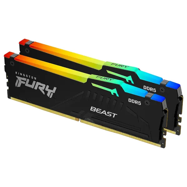 Kingston FURY Beast RGB 16 Go (2 x 8 Go) DDR5 6000 MHz CL30