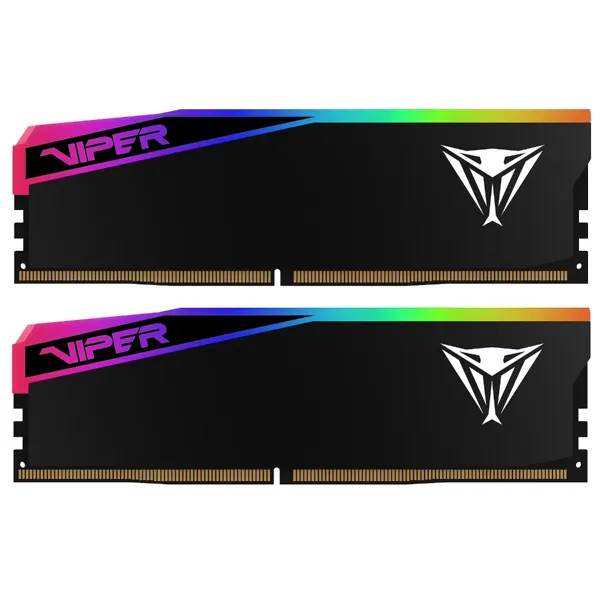 Viper Gaming Elite 5 Ultra RGB 32 Go (2x 16 Go) DDR5 6000 MHz CL36 - Noir
