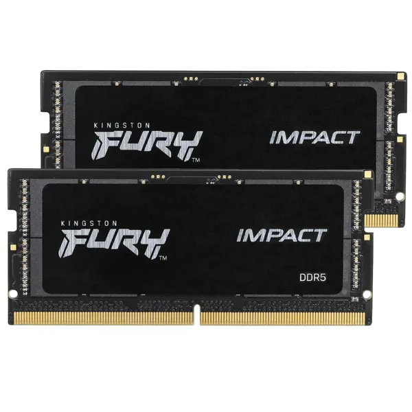 Kingston FURY Impact SO-DIMM 32 Go (2 x 16 Go) DDR5 6400 MHz CL38
