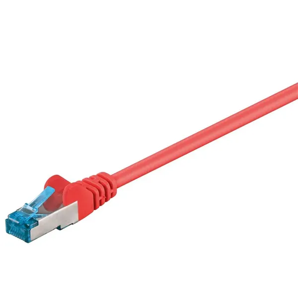 Goobay Câble RJ45 catégorie 6a S/FTP 5 m (Rouge)
